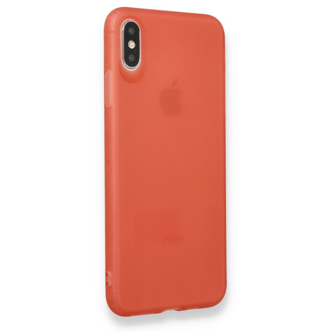 Apple iPhone XS Kılıf Hopi Silikon - Kırmızı