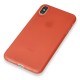 Apple iPhone XS Kılıf Hopi Silikon - Kırmızı