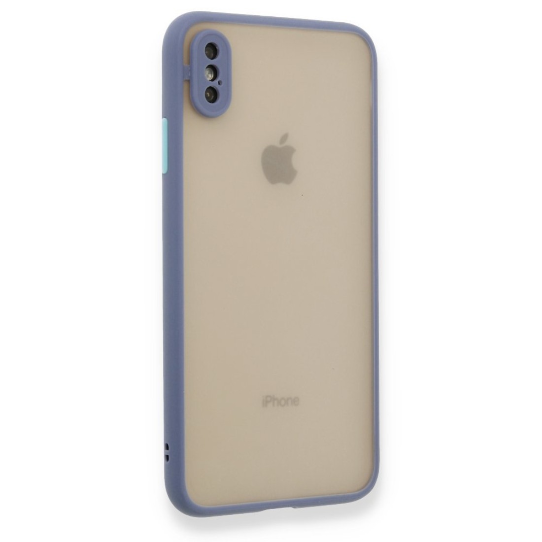 Apple iPhone XS Max Kılıf Montreal Silikon Kapak - Gri