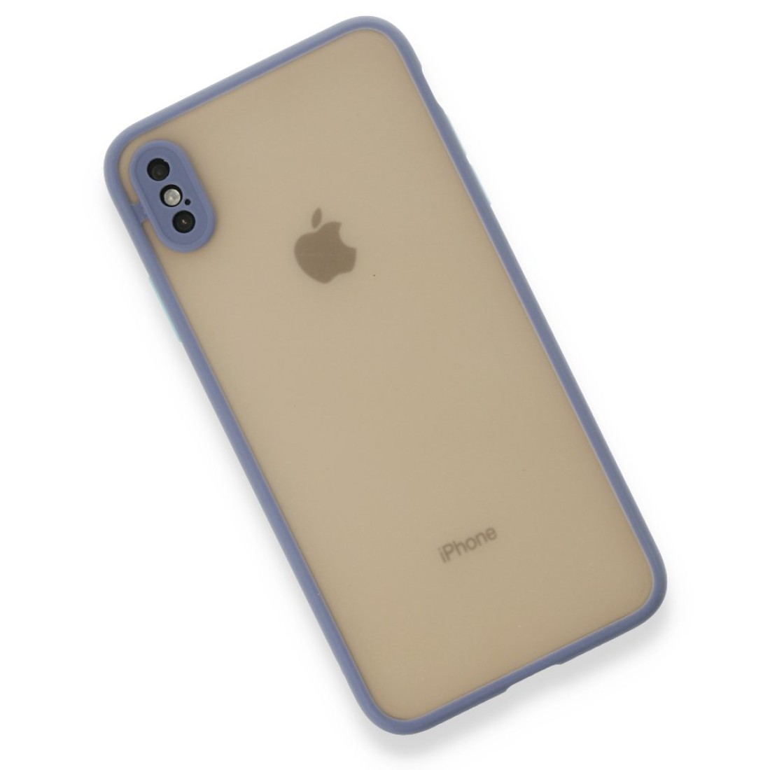 Apple iPhone XS Max Kılıf Montreal Silikon Kapak - Gri