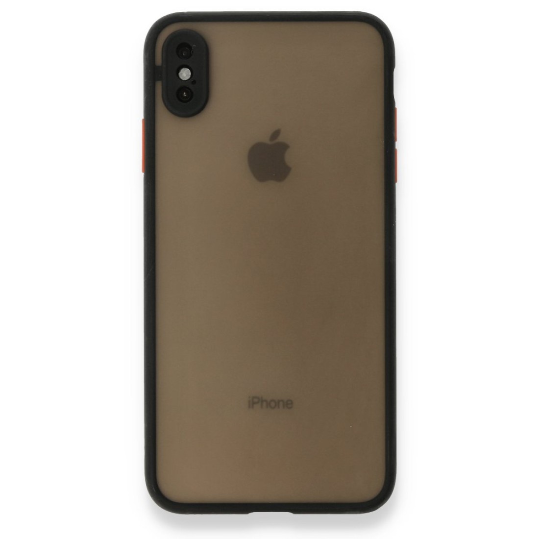 Apple iPhone XS Max Kılıf Montreal Silikon Kapak - Siyah