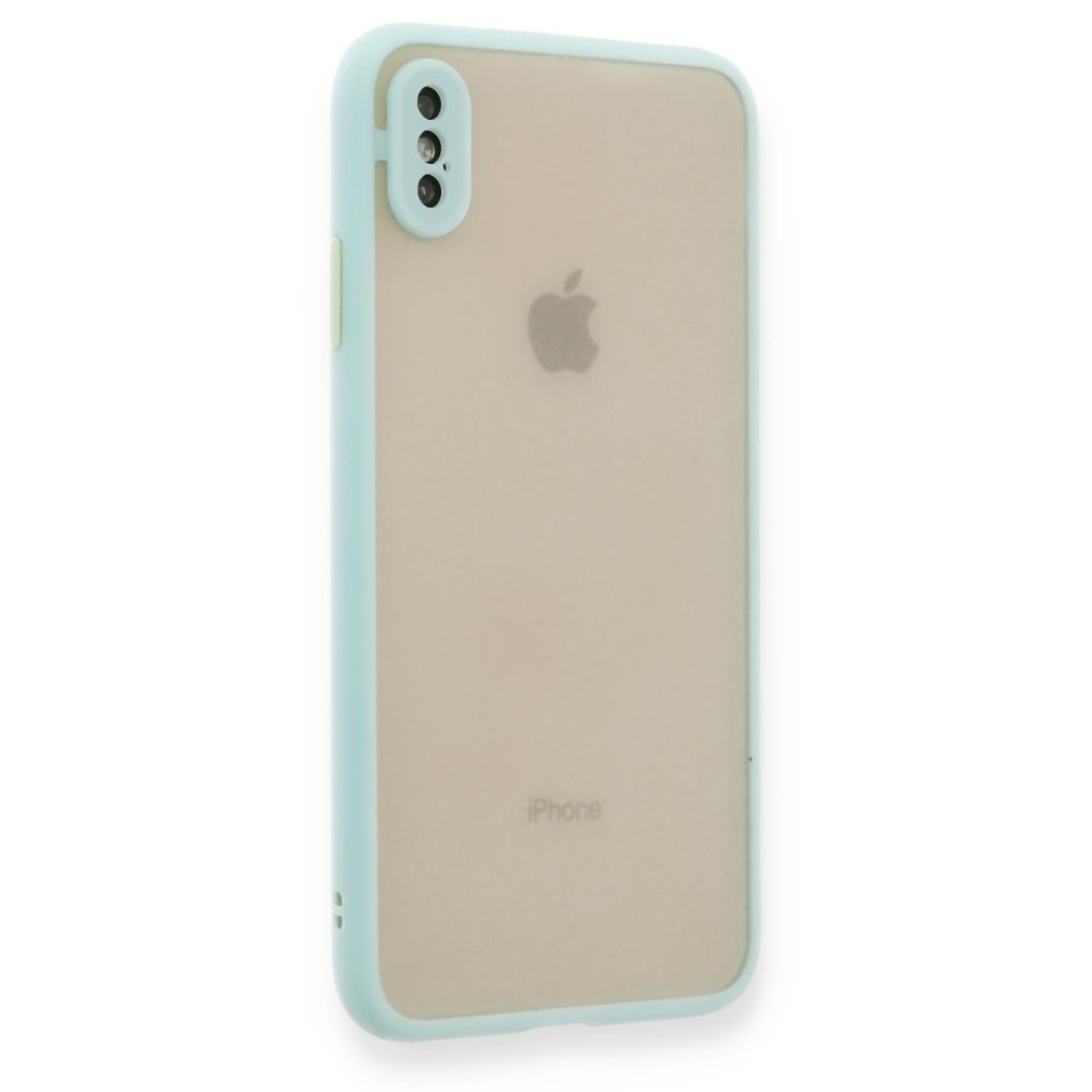 Apple iPhone XS Max Kılıf Montreal Silikon Kapak - Turkuaz