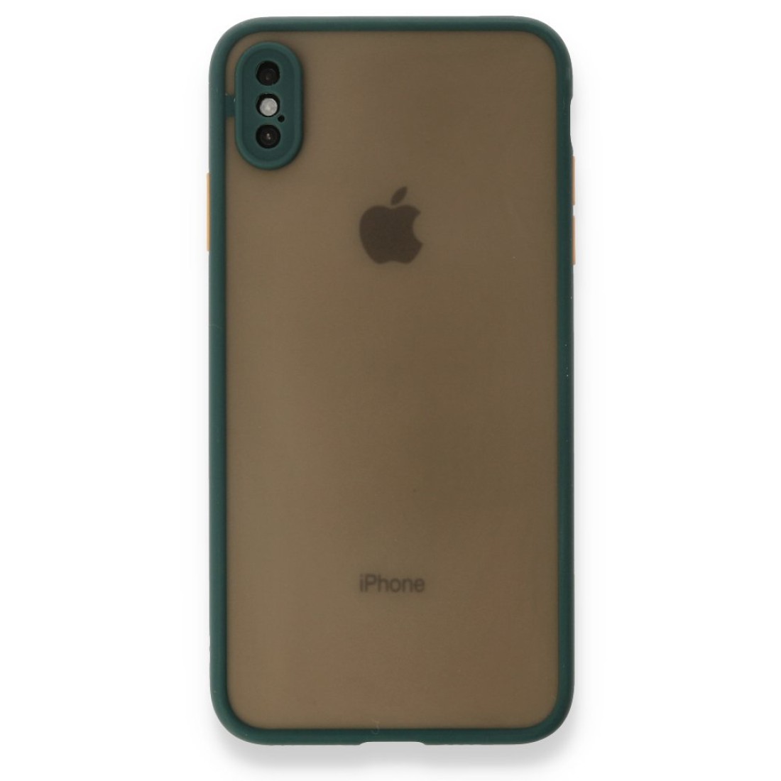 Apple iPhone XS Max Kılıf Montreal Silikon Kapak - Yeşil