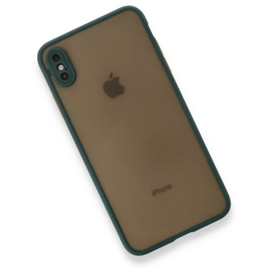 Apple iPhone XS Max Kılıf Montreal Silikon Kapak - Yeşil