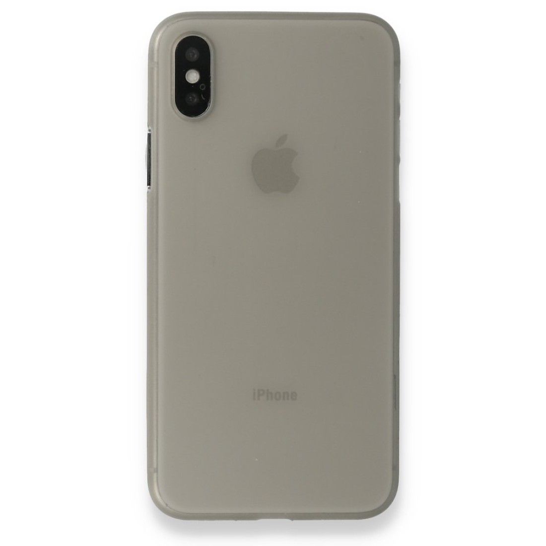 Apple iPhone XS Max Kılıf PP Ultra İnce Kapak - Gri