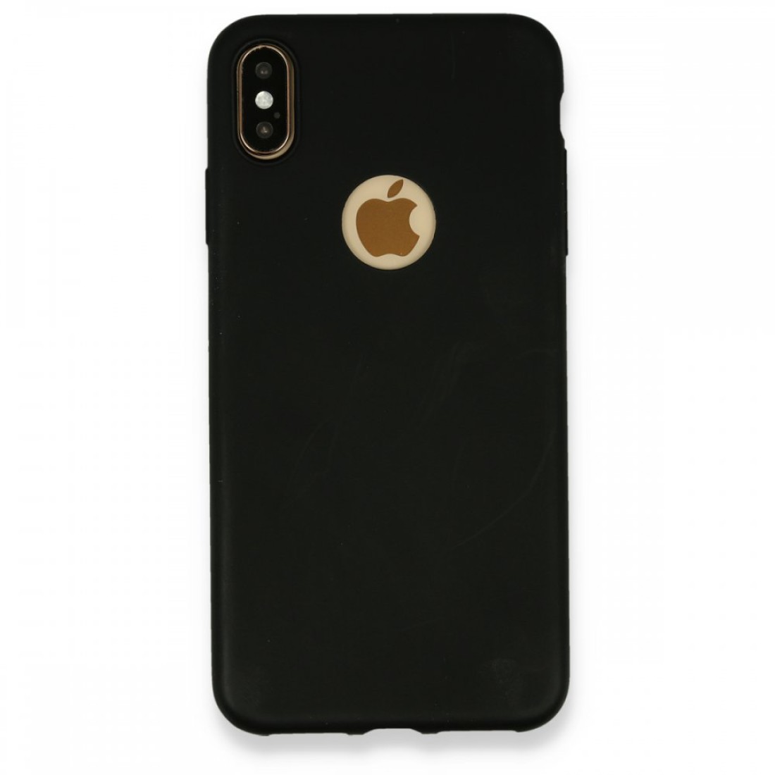 Apple iPhone XS Max Kılıf Premium Rubber Silikon - Siyah