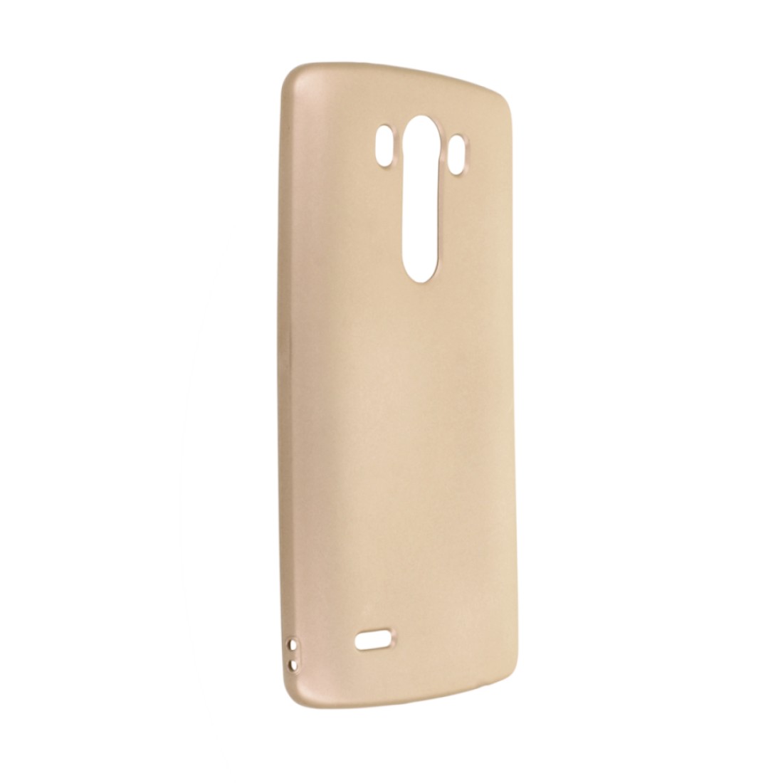 LG G3 Kılıf Premium Rubber Silikon - Gold