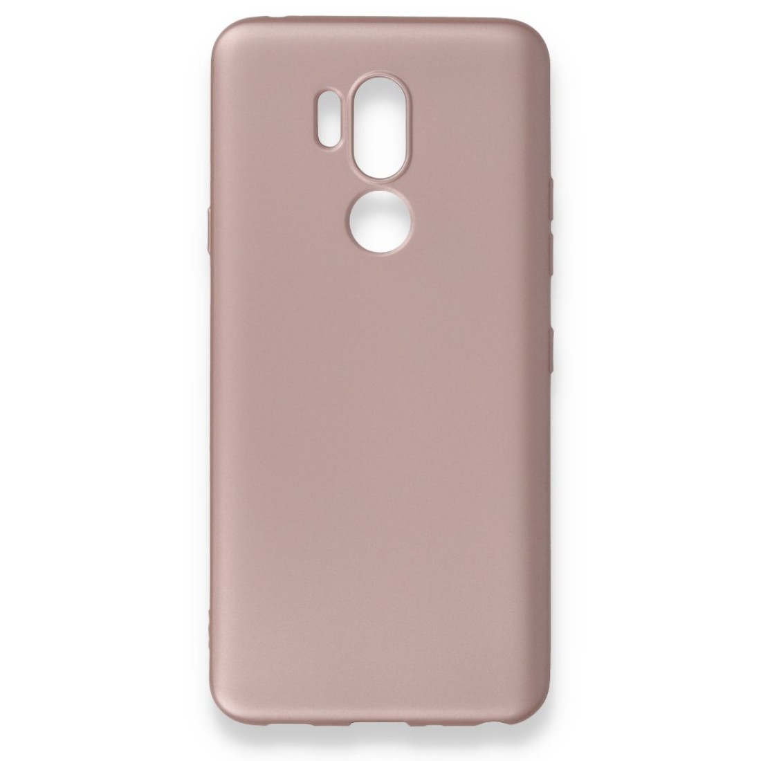 LG G7 ThinQ Kılıf Premium Rubber Silikon - Rose Gold
