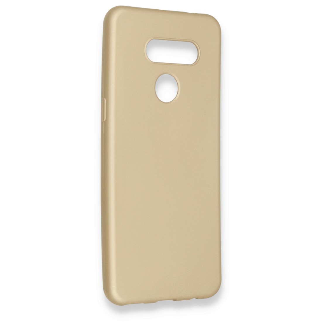 LG K50S Kılıf Premium Rubber Silikon - Gold