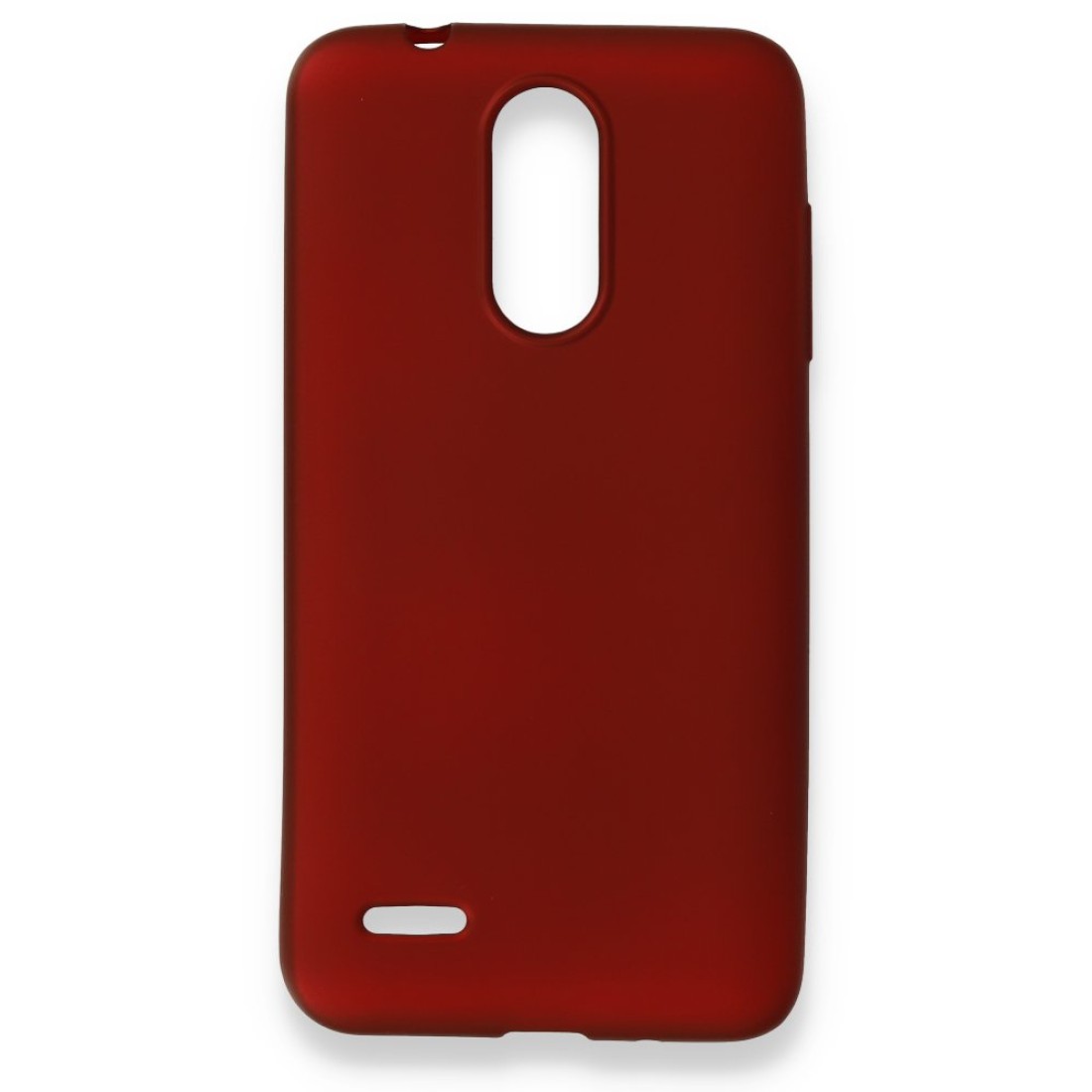 LG K9 Kılıf Premium Rubber Silikon - Bordo