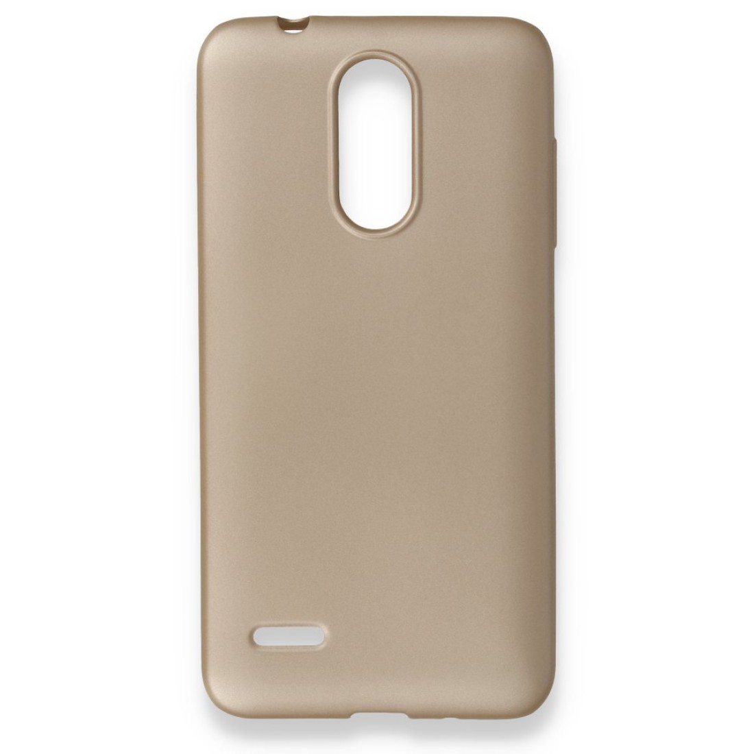 LG K9 Kılıf Premium Rubber Silikon - Gold