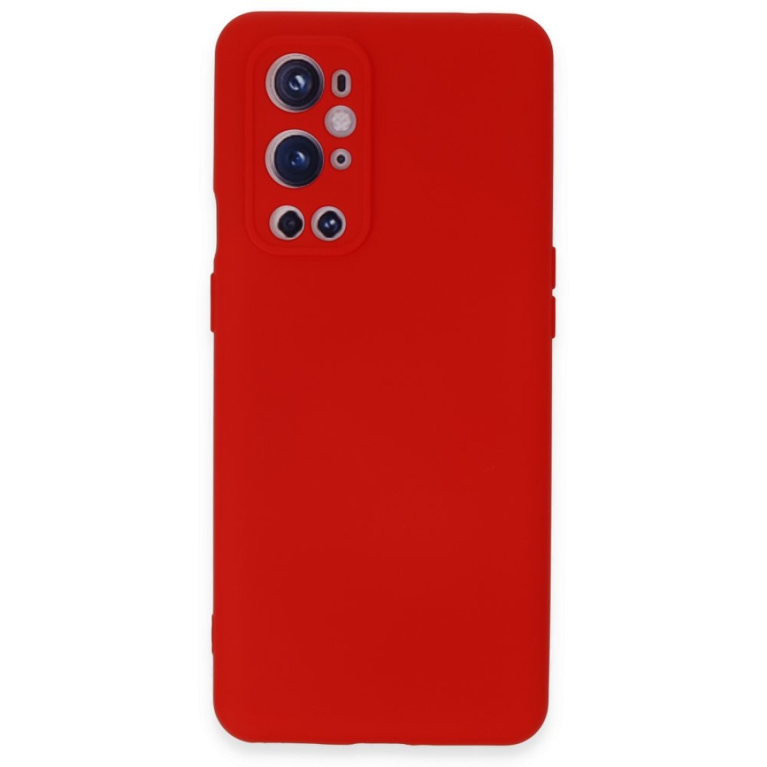 One Plus 9 Pro Kılıf Nano içi Kadife  Silikon - Kırmızı
