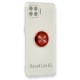 Oppo A73 Kılıf Gros Yüzüklü Silikon - Kırmızı
