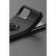 Oppo A73 Kılıf Range Yüzüklü Silikon - Siyah-Kırmızı