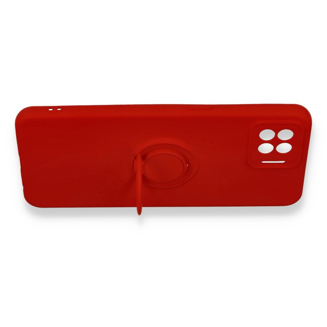 Oppo A73 Kılıf Viktor Yüzüklü Silikon - Kırmızı
