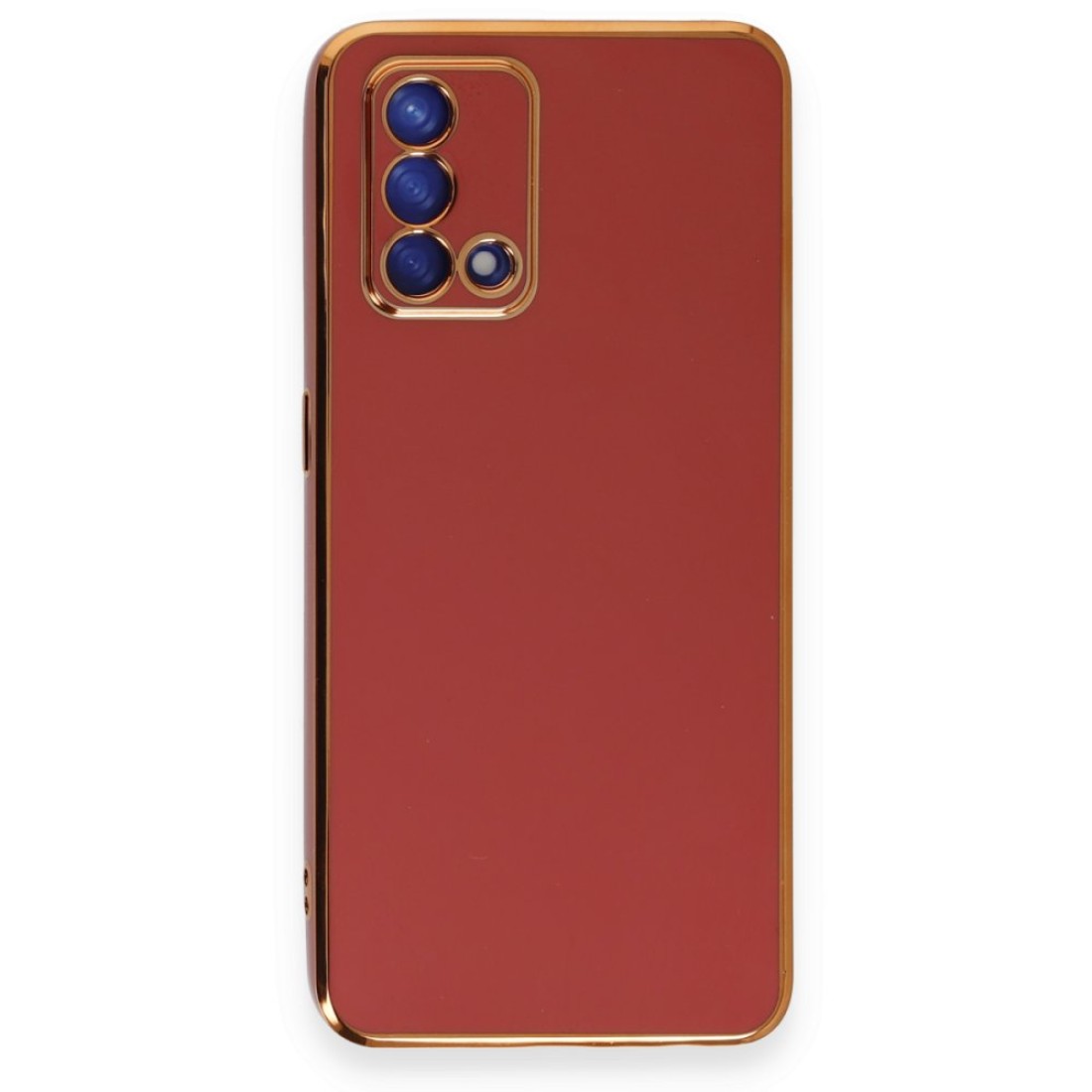 Oppo A74 4G Kılıf Volet Silikon - Kırmızı