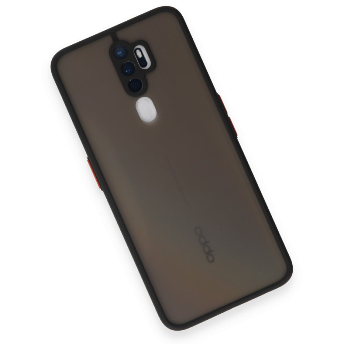 Oppo A9 2020 Kılıf Montreal Silikon Kapak - Siyah