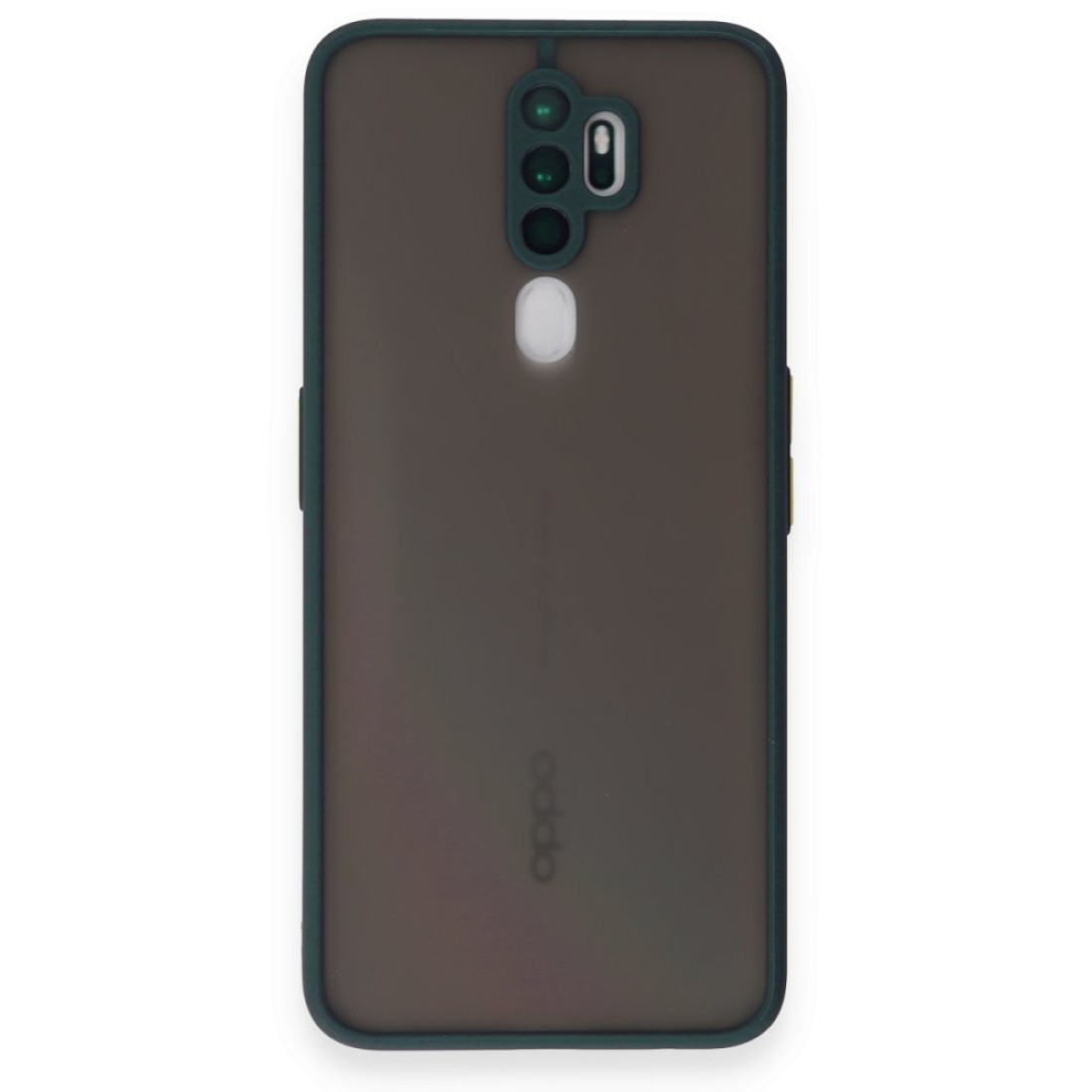 Oppo A9 2020 Kılıf Montreal Silikon Kapak - Yeşil