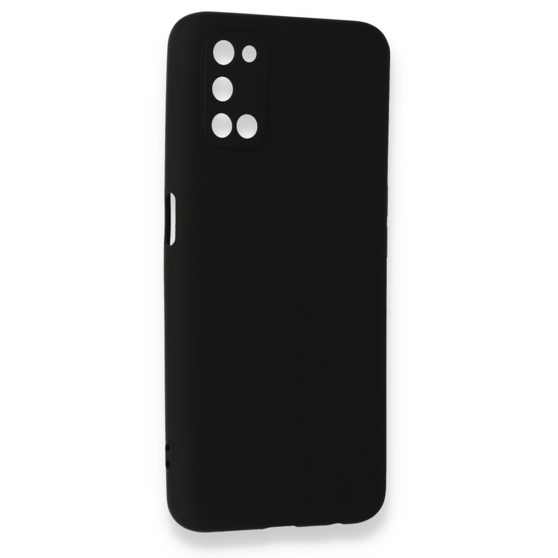 Oppo A92 Kılıf Premium Rubber Silikon - Siyah
