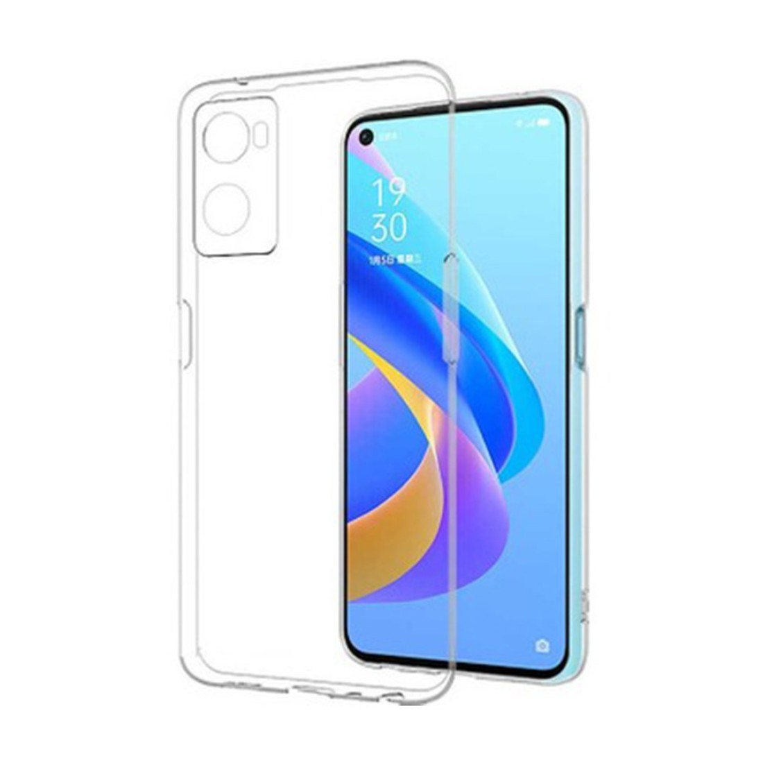 Oppo A96 Kılıf Lüx Şeffaf Silikon