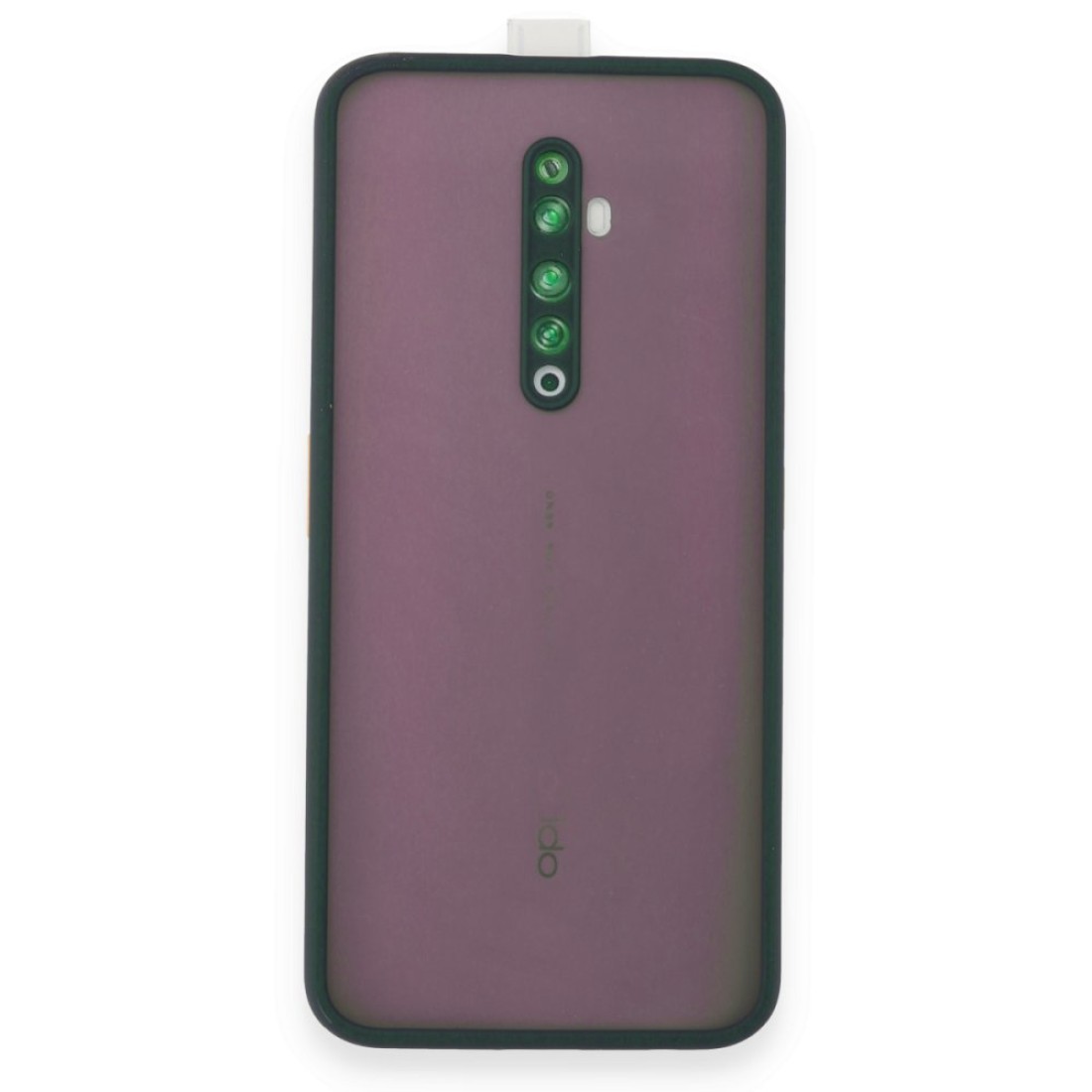 Oppo Reno 2Z Kılıf Montreal Silikon Kapak - Yeşil