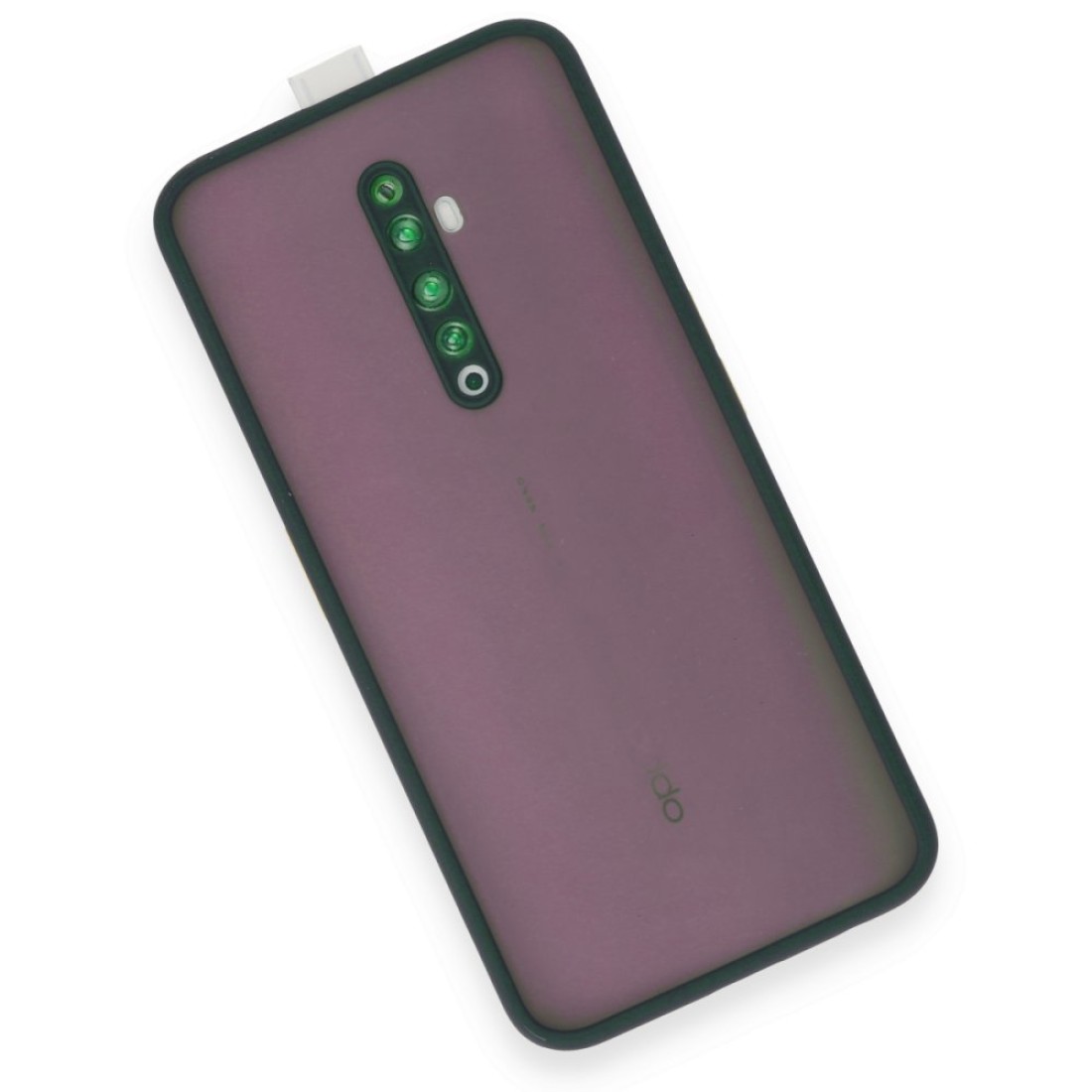 Oppo Reno 2Z Kılıf Montreal Silikon Kapak - Yeşil