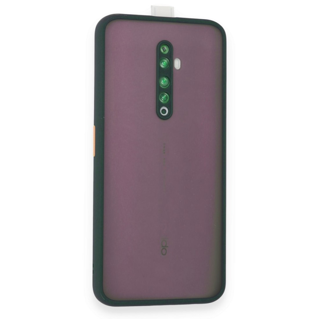 Oppo Reno 2Z Kılıf Montreal Silikon Kapak - Yeşil