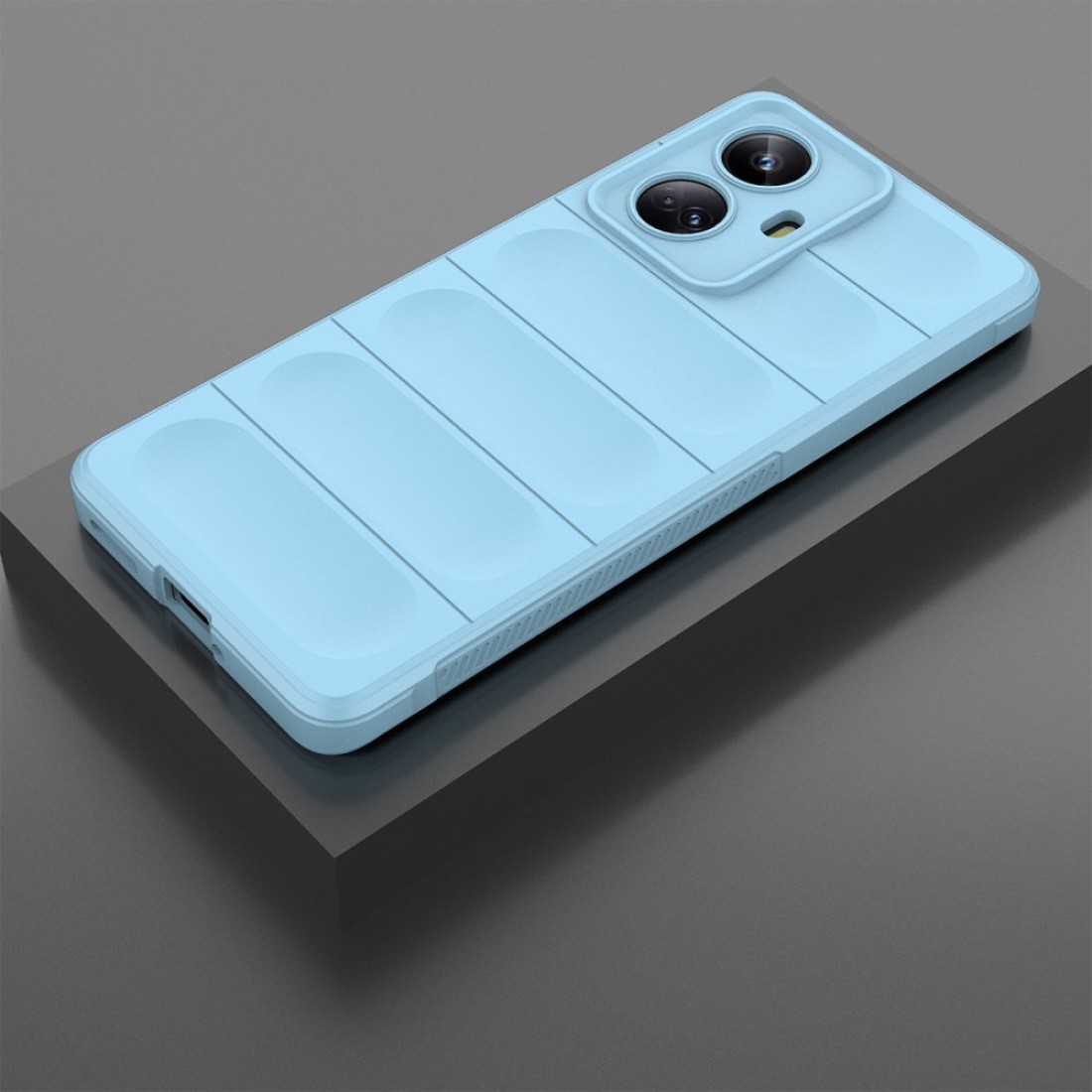 Realme 10 Pro 5G Kılıf Optimum Silikon - Sky Blue