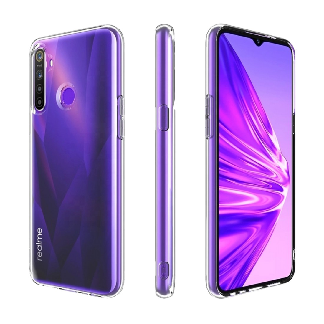 Realme 6i Kılıf Lüx Şeffaf Silikon