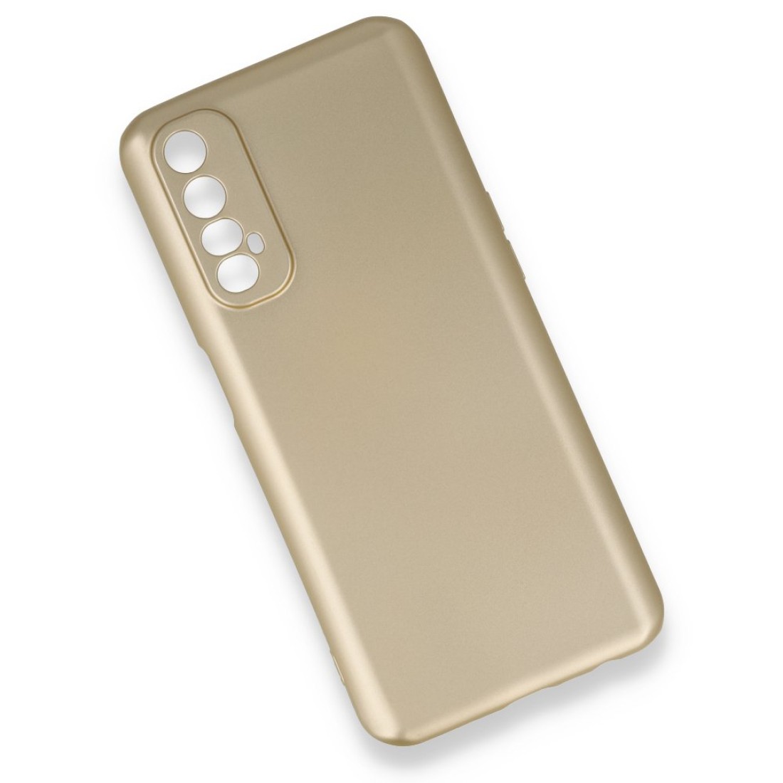 Realme 7 Kılıf Premium Rubber Silikon - Gold