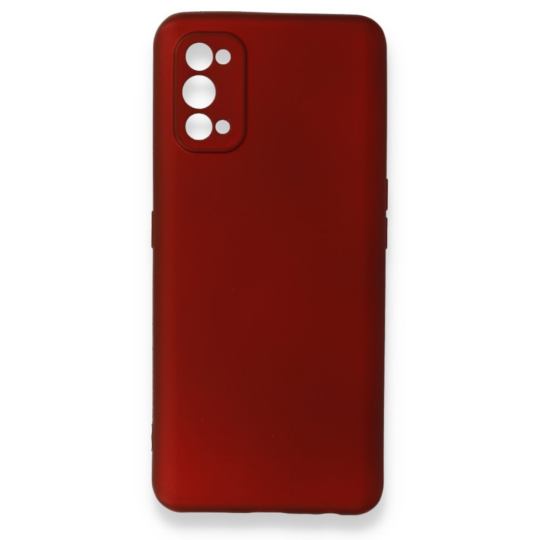 Realme 7 Pro Kılıf Premium Rubber Silikon - Bordo