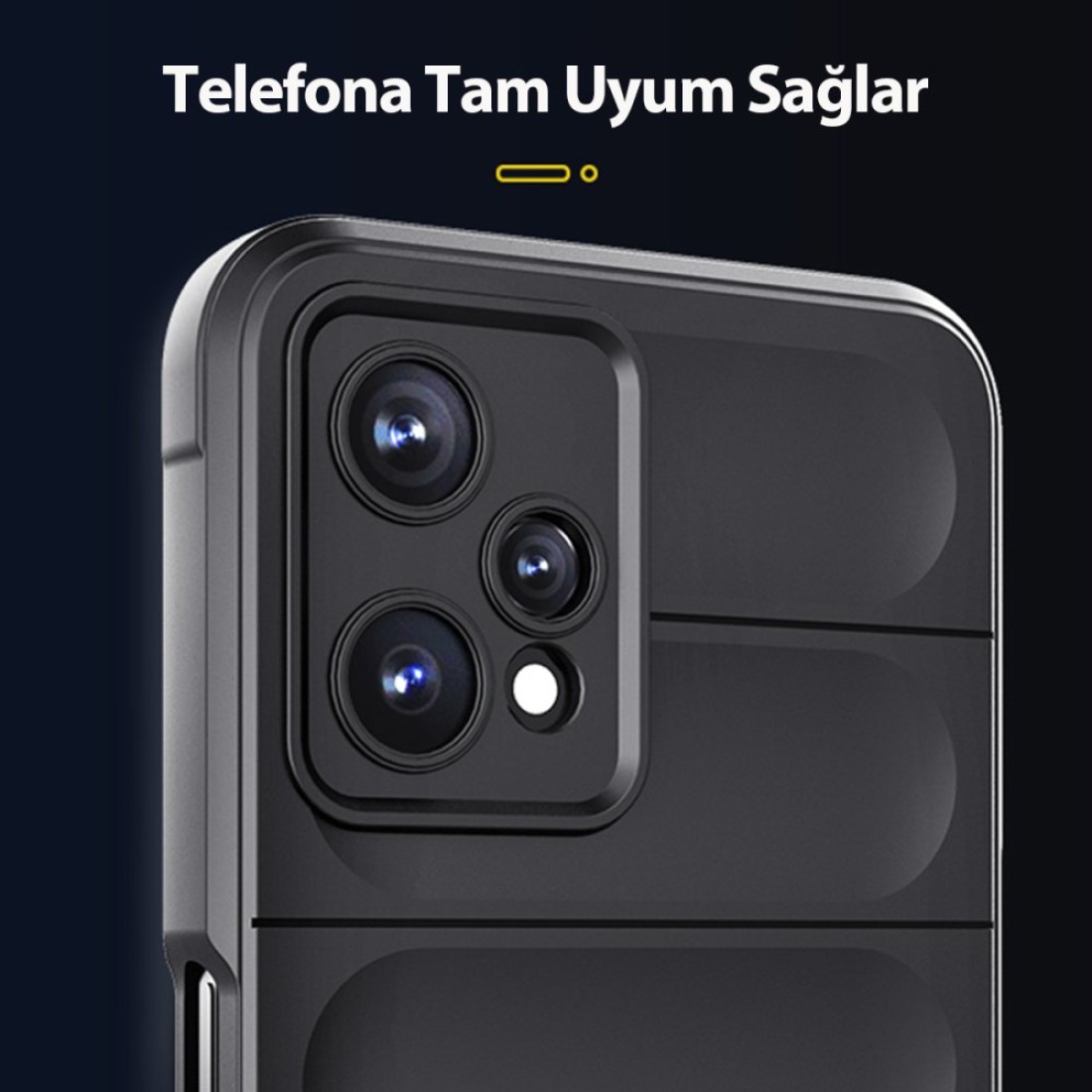 Realme 9 Pro 5G Kılıf Optimum Silikon - Koyu Yeşil