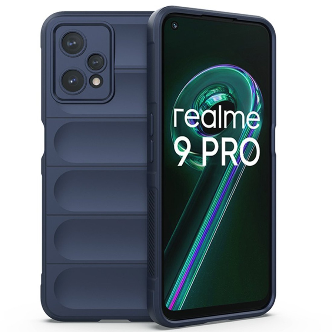 Realme 9 Pro 5G Kılıf Optimum Silikon - Lacivert