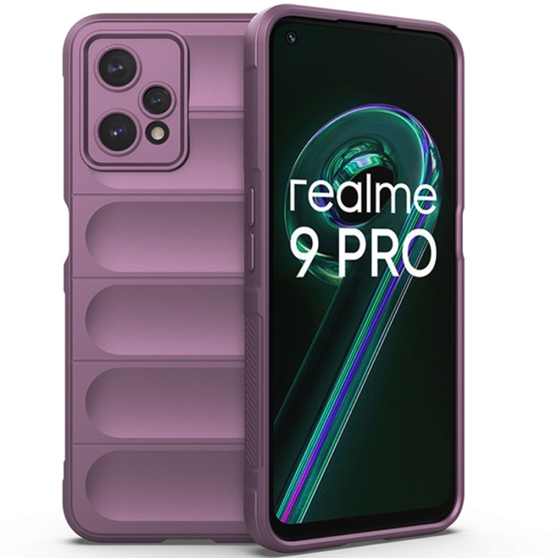 Realme 9 Pro 5G Kılıf Optimum Silikon - Mor