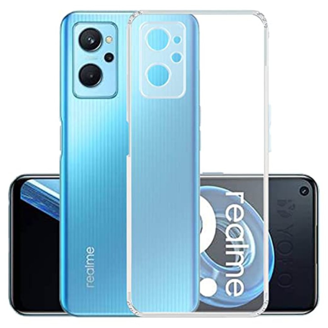 Realme 9i 4G Kılıf Lüx Şeffaf Silikon