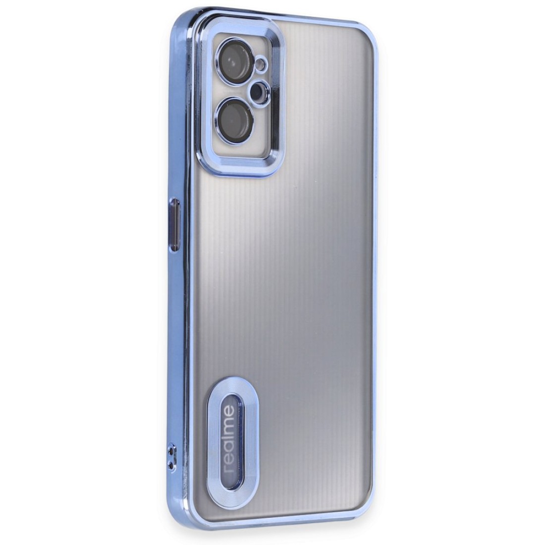 Realme 9i 4G Kılıf Slot Silikon - Sierra Blue