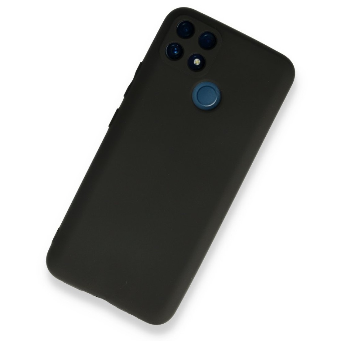 Realme C25 Kılıf First Silikon - Siyah