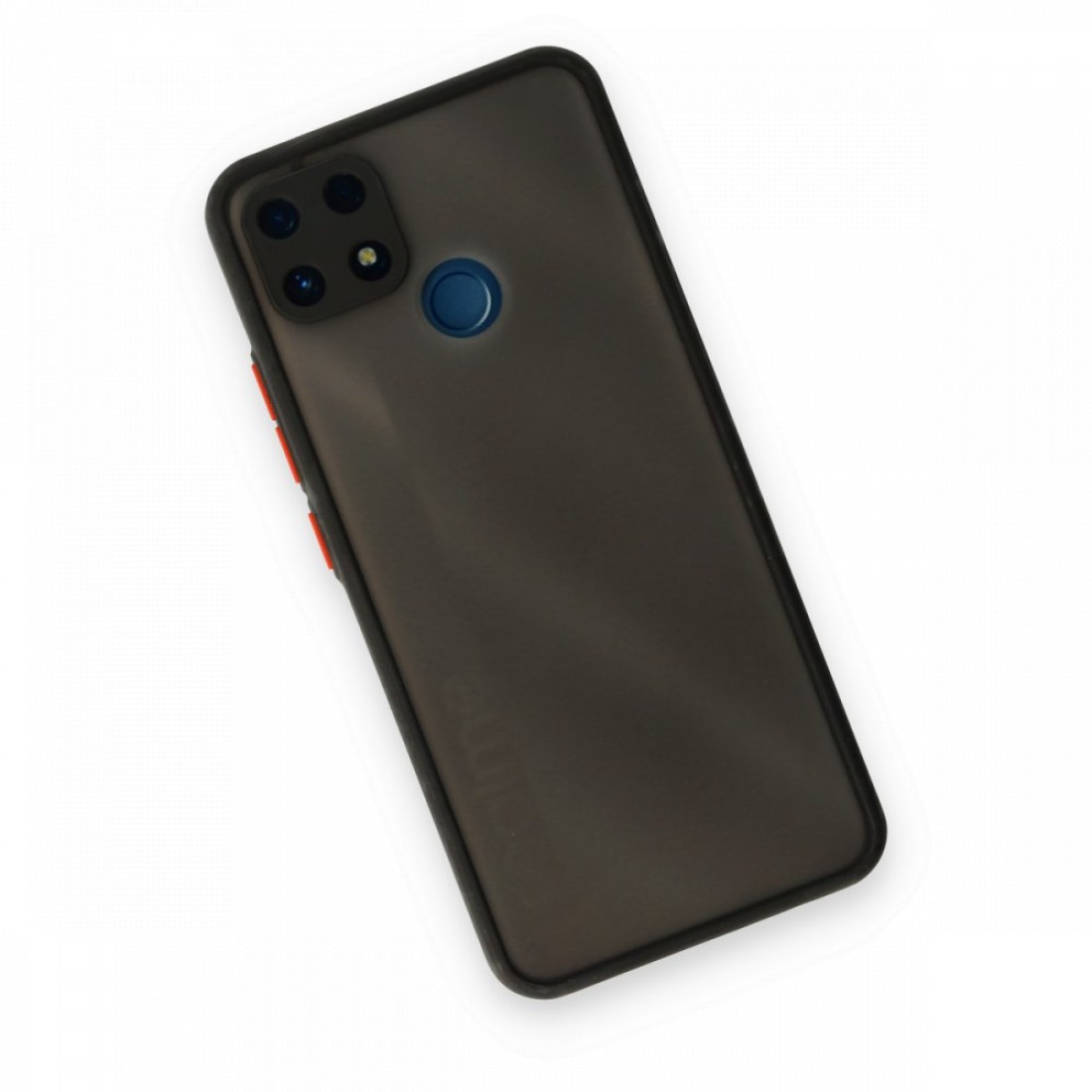 Realme C25s Kılıf Montreal Silikon Kapak - Siyah