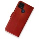 Realme C25s Kılıf Trend S Plus Kapaklı Kılıf - Kırmızı
