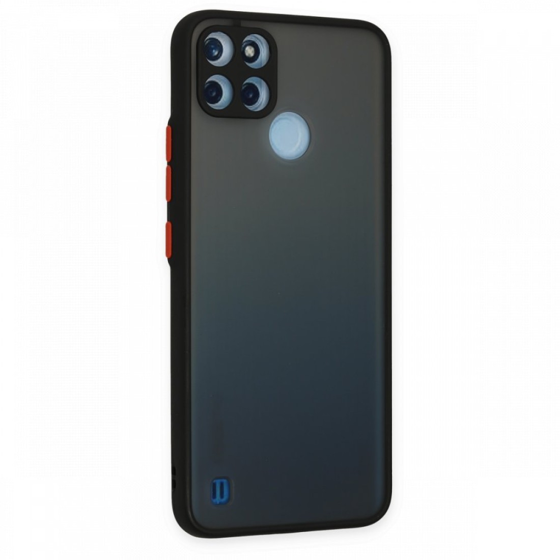 Realme C25Y Kılıf Montreal Silikon Kapak - Siyah