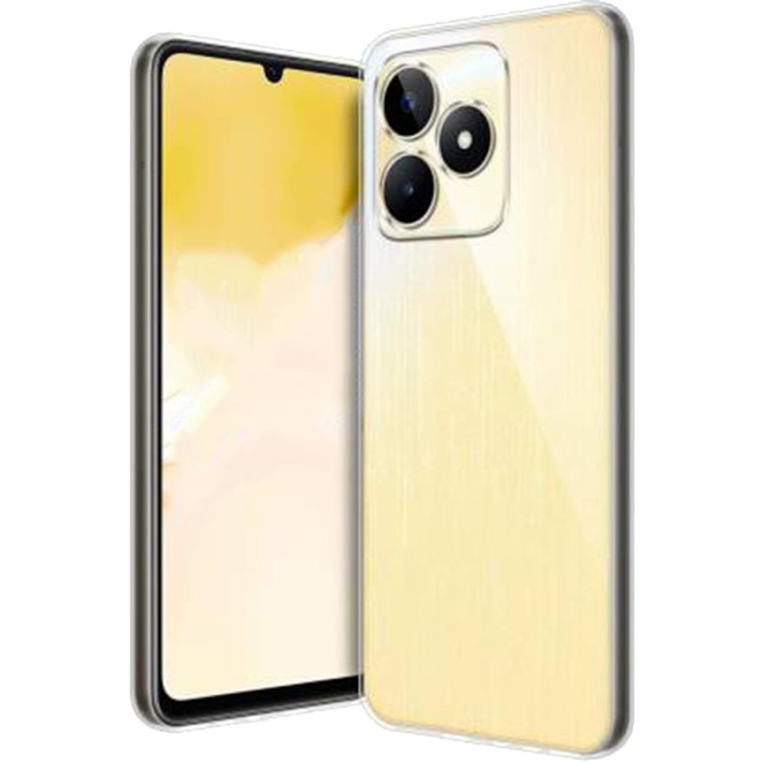 Realme C53 Kılıf Lüx Şeffaf Silikon