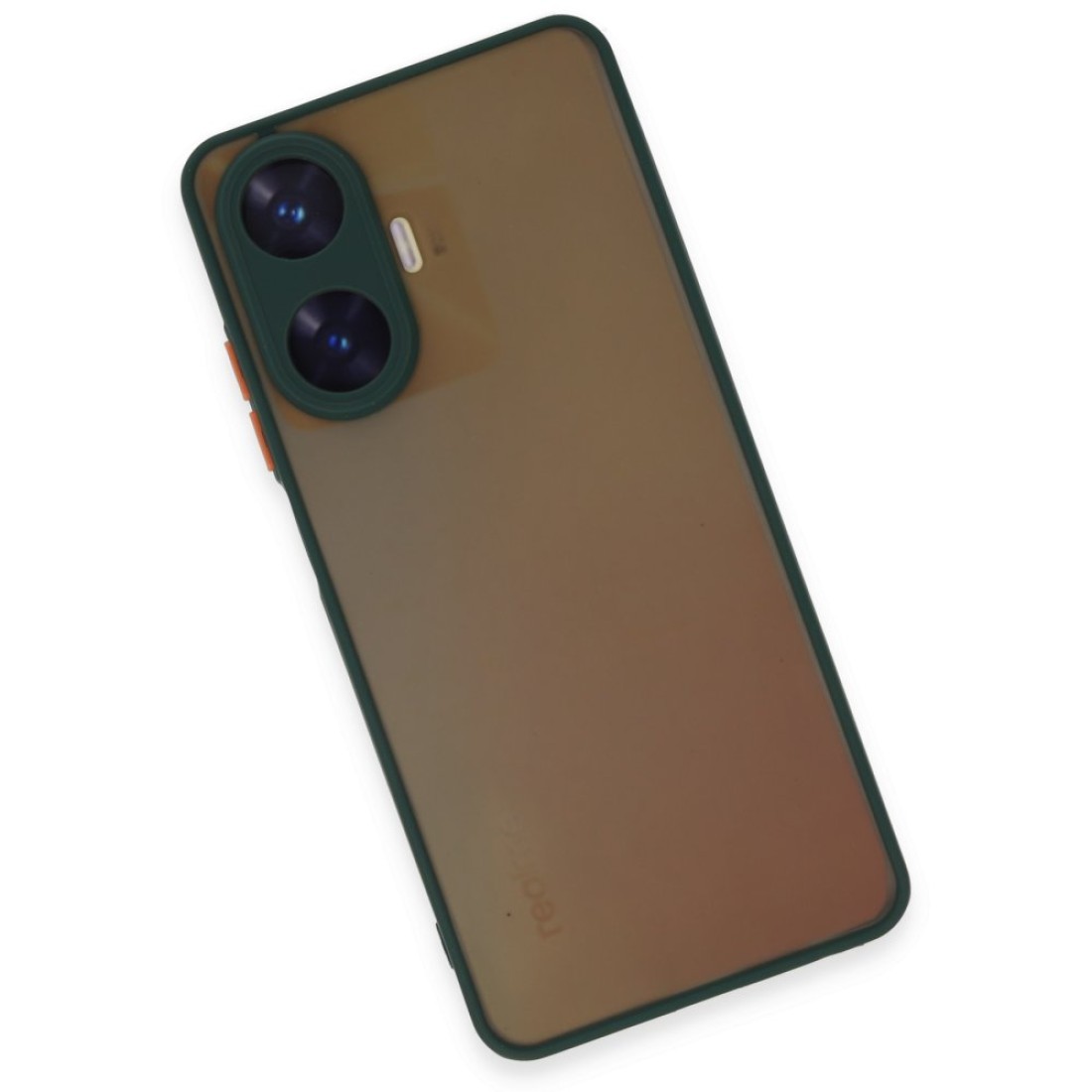 Realme C55 Kılıf Montreal Silikon Kapak - Yeşil