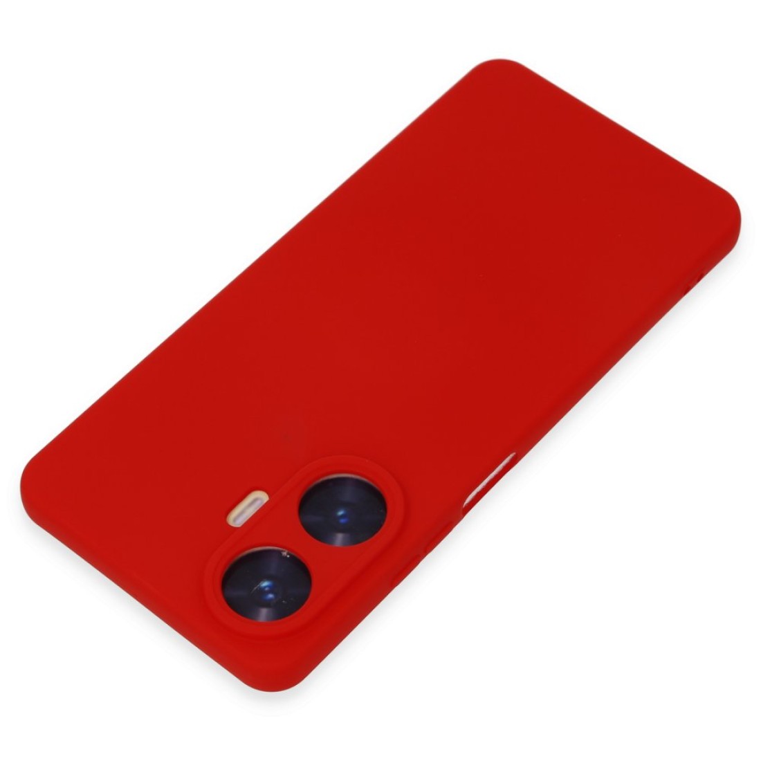 Realme C55 Kılıf Nano içi Kadife  Silikon - Kırmızı