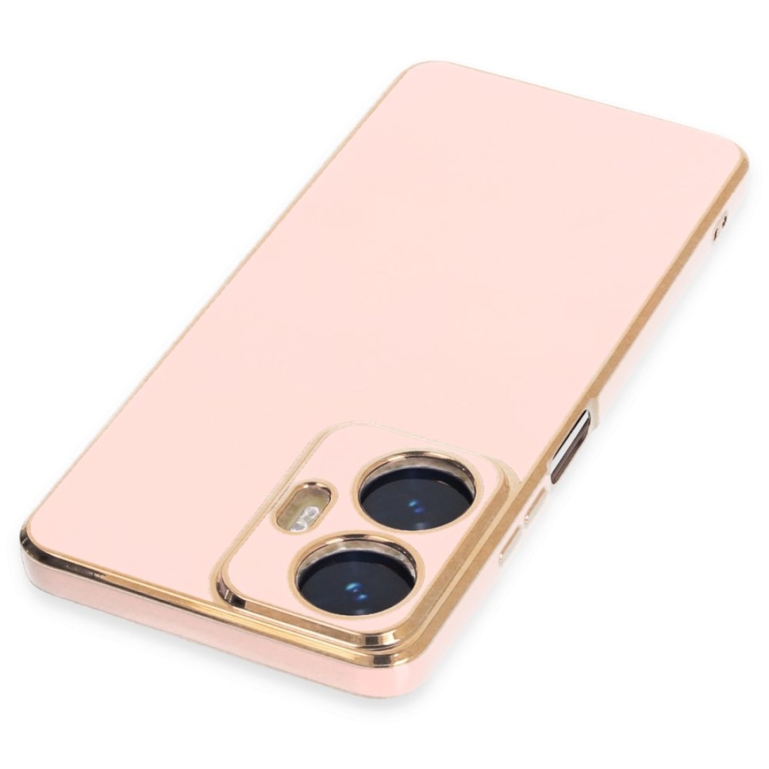 Realme C55 Kılıf Volet Silikon - Pembe