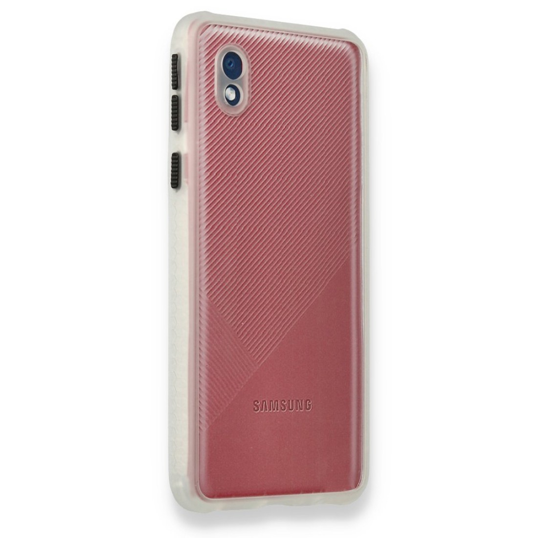 Samsung Galaxy A01 Core Kılıf Miami Şeffaf Silikon  - Şeffaf