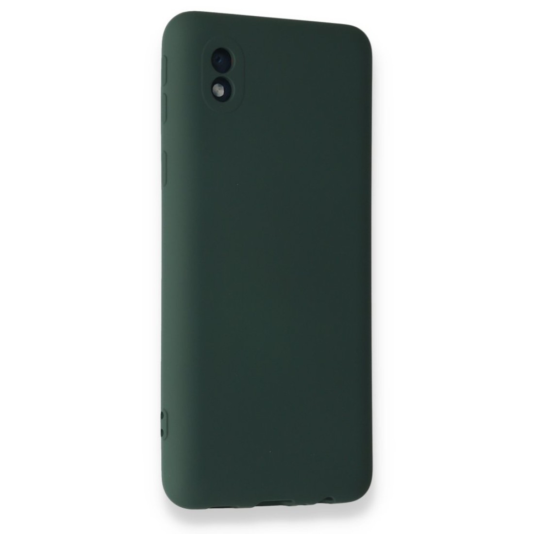 Samsung Galaxy A01 Core Kılıf Nano içi Kadife  Silikon - Koyu Yeşil