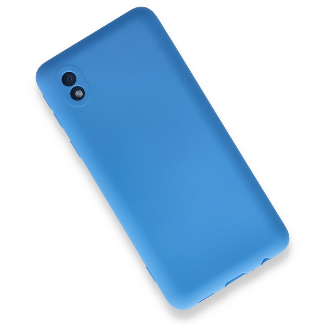 Samsung Galaxy A01 Core Kılıf Nano içi Kadife  Silikon - Mavi
