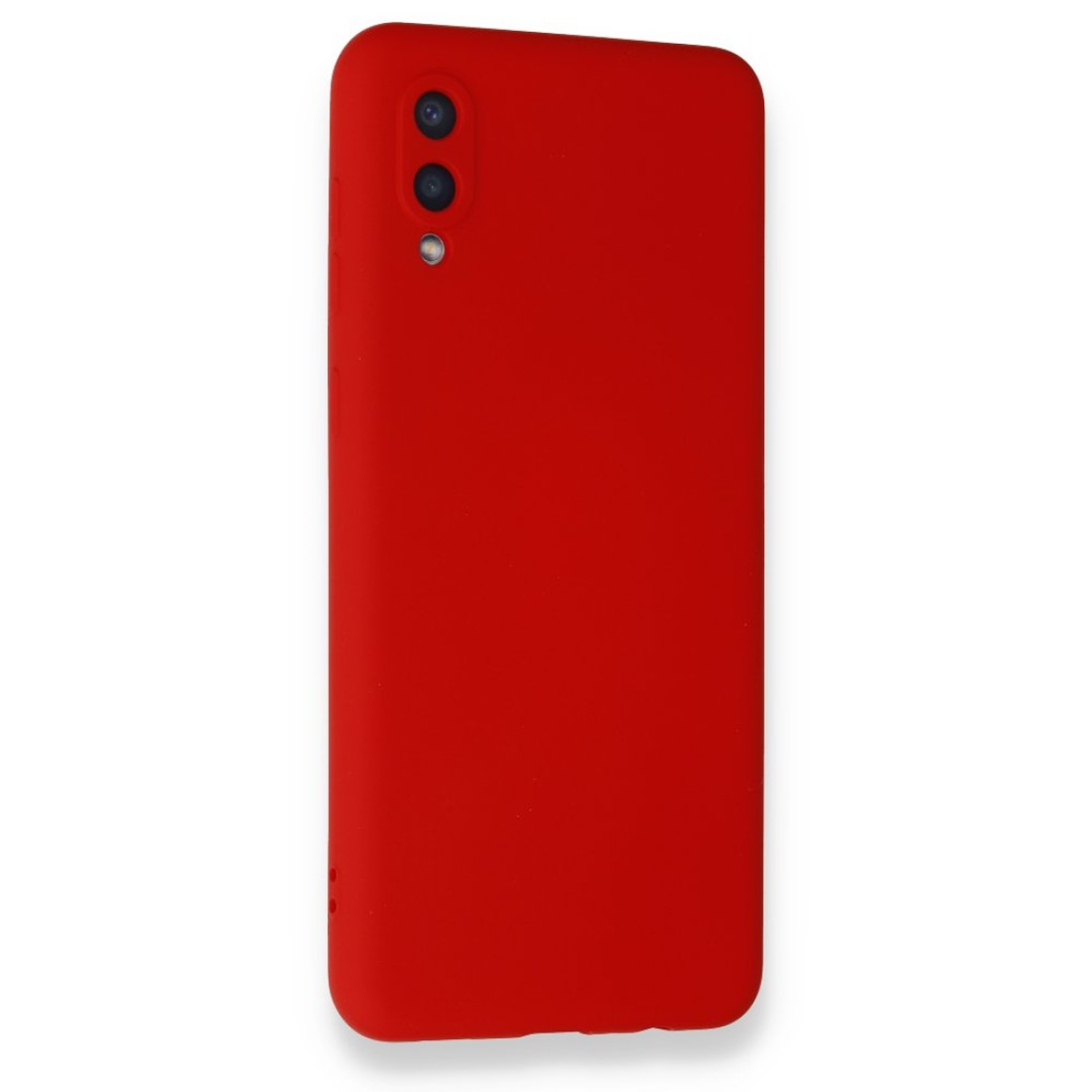 Samsung Galaxy A02 Kılıf Nano içi Kadife  Silikon - Kırmızı
