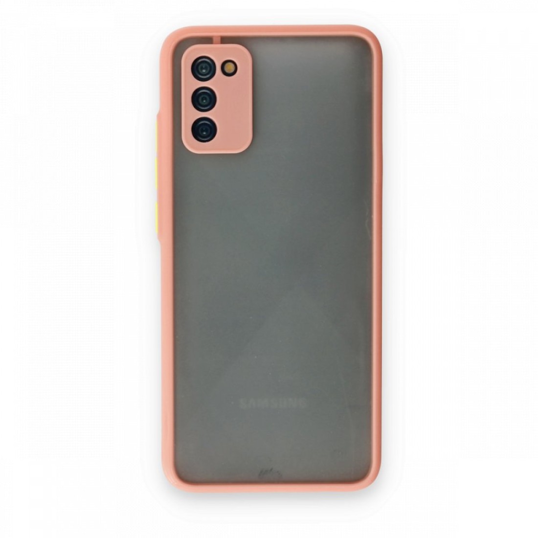 Samsung Galaxy A02S Kılıf Montreal Silikon Kapak - Pembe