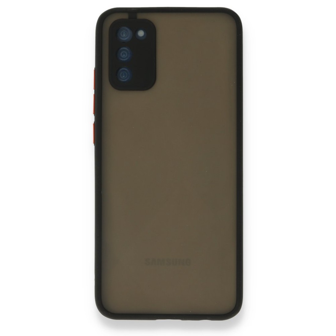 Samsung Galaxy A02S Kılıf Montreal Silikon Kapak - Siyah